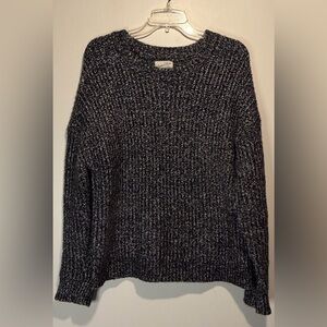 Universal Thread- Chunky Slouchy Oversized Knit Crew Neck Sweater Grey- Size L